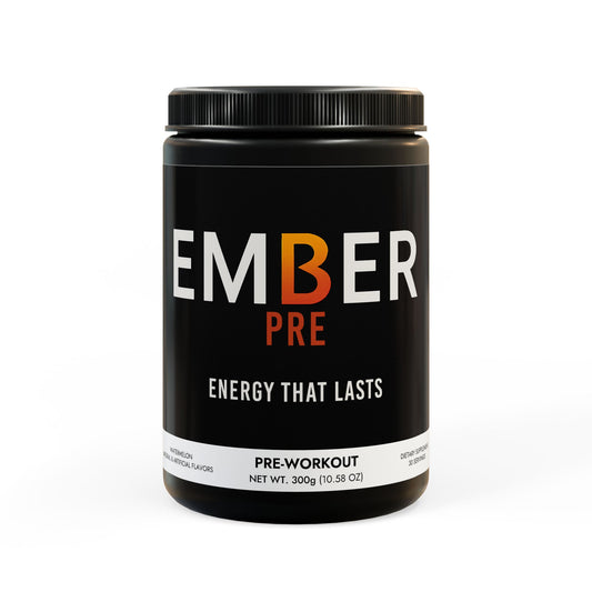 EMBER PRE | Pre-Workout Supplement, Watermelon (300g, 10.58oz)