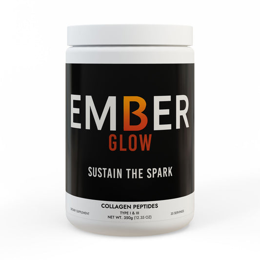 EMBER GLOW | Collagen Peptides Type I & III Supplement (350g, 12.3oz)