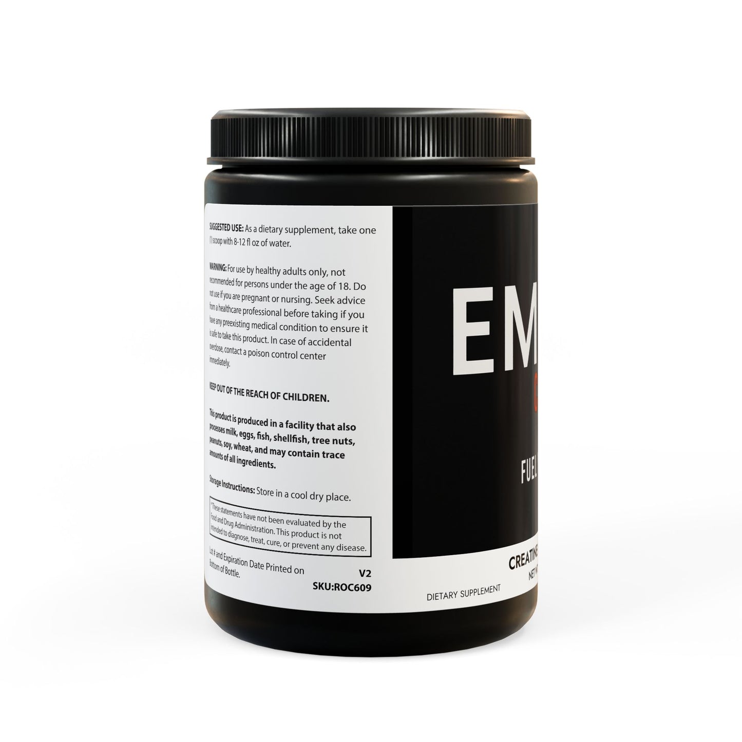 EMBER CORE | Creatine Monohydrate Supplement (300g, 10.58oz)